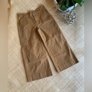 Madewell Wide Leg Cropped Pants